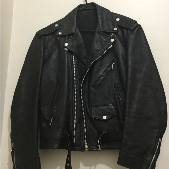 Motorcycle VINTAGE Men’s Leather Jacket NEVER COLD